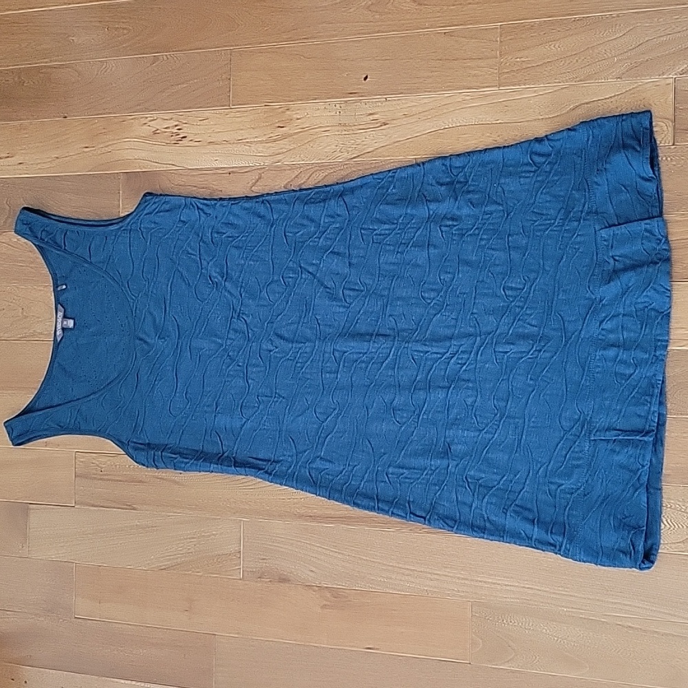 Blue Sleeveless Dress